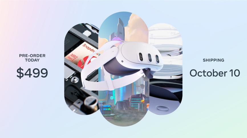 Meta正式发布Quest 3，涨价200美元，...