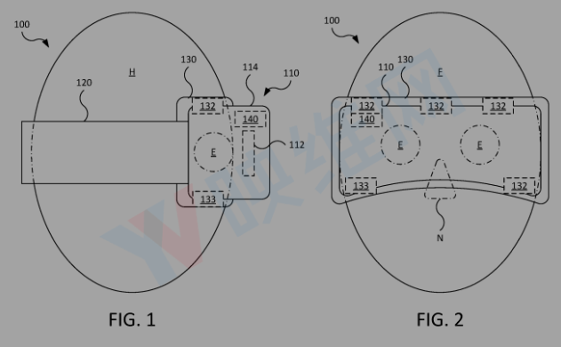 苹果AR头显专利曝光 可用面部传感器测量心率、温度、脑活动等