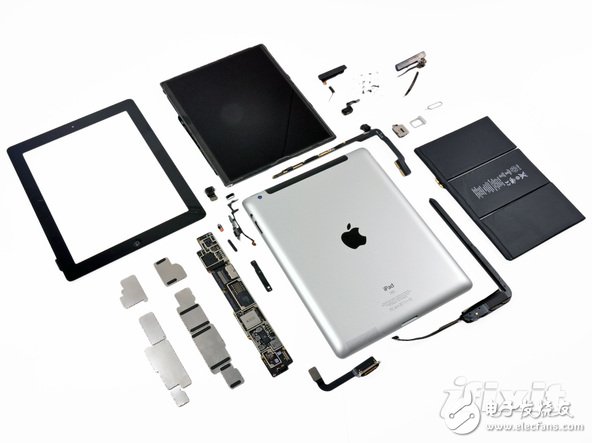 最新iPad 3拆解图 电池体积增大70%