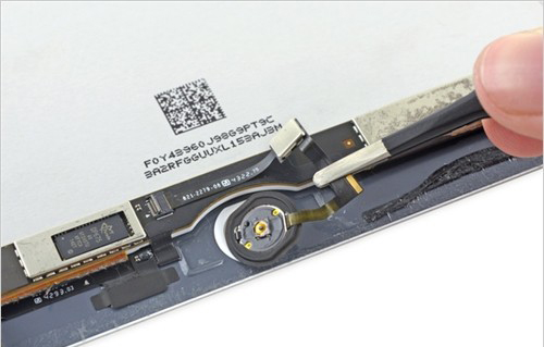 iPad Air2拆机图文详解，2GB内存和NFC模组