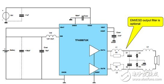 　TFA9887 硬件电路