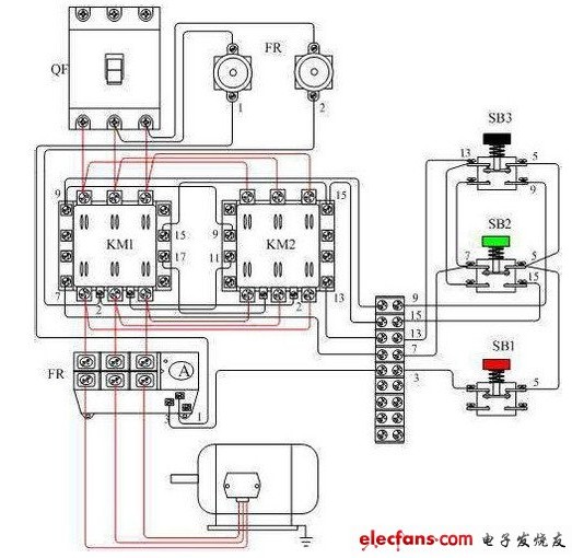 中间继电器接线图及工作原理