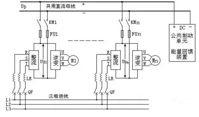 变频器主电路组成部分,变频器内部电路实物图