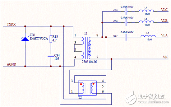 集中器侧硬件原理图设计
