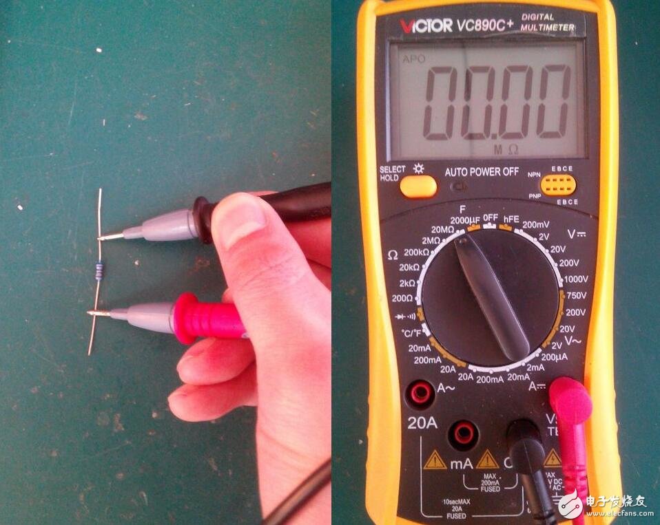 数字万用表使用方法及测试电流、电容、二极管的方法解析