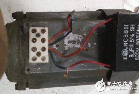 单相电机正反转接线图_220v正反转实物接线图_单相电机正反转原理图