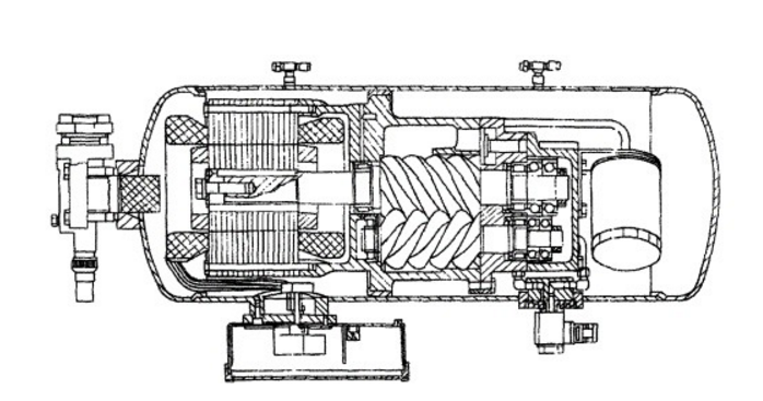 简要说明螺旋式压缩机的原理及优缺点
