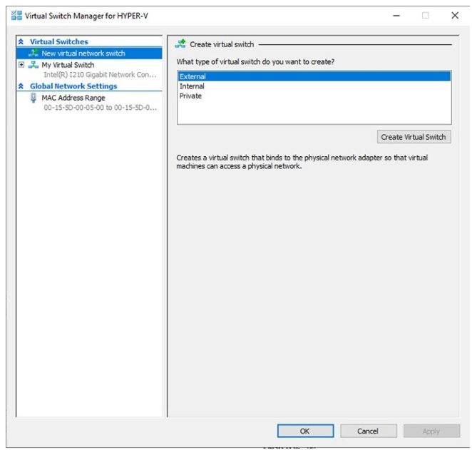 了解3种Hyper-V虚拟交换机类型