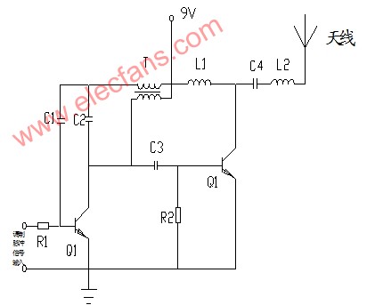 无线发射器电路图及工作原理分析 http://www.elecfans.com