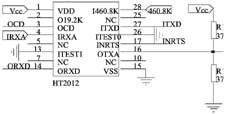 采用的AD421和HT2012的外围电路图