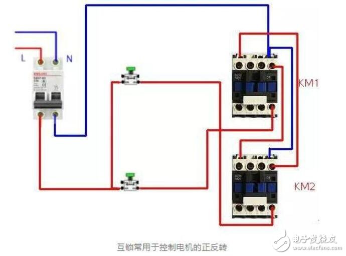 接触器常用接线电路及实物图大全