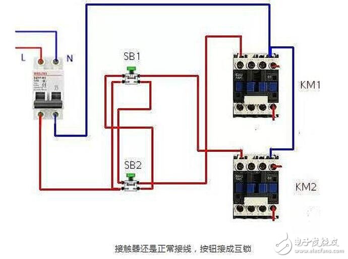 接触器常用接线电路及实物图大全